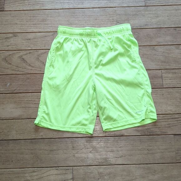 Boys Athletic Works lime green dri-fit basketball shorts size large 10/12 - Picture 1 of 5